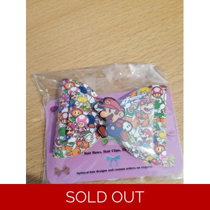 Paper Mario Single Hair Bow